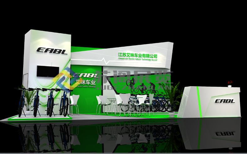 上海自行車(chē)展—江蘇艾咪車(chē)業(yè)展臺(tái)設(shè)計(jì)搭建